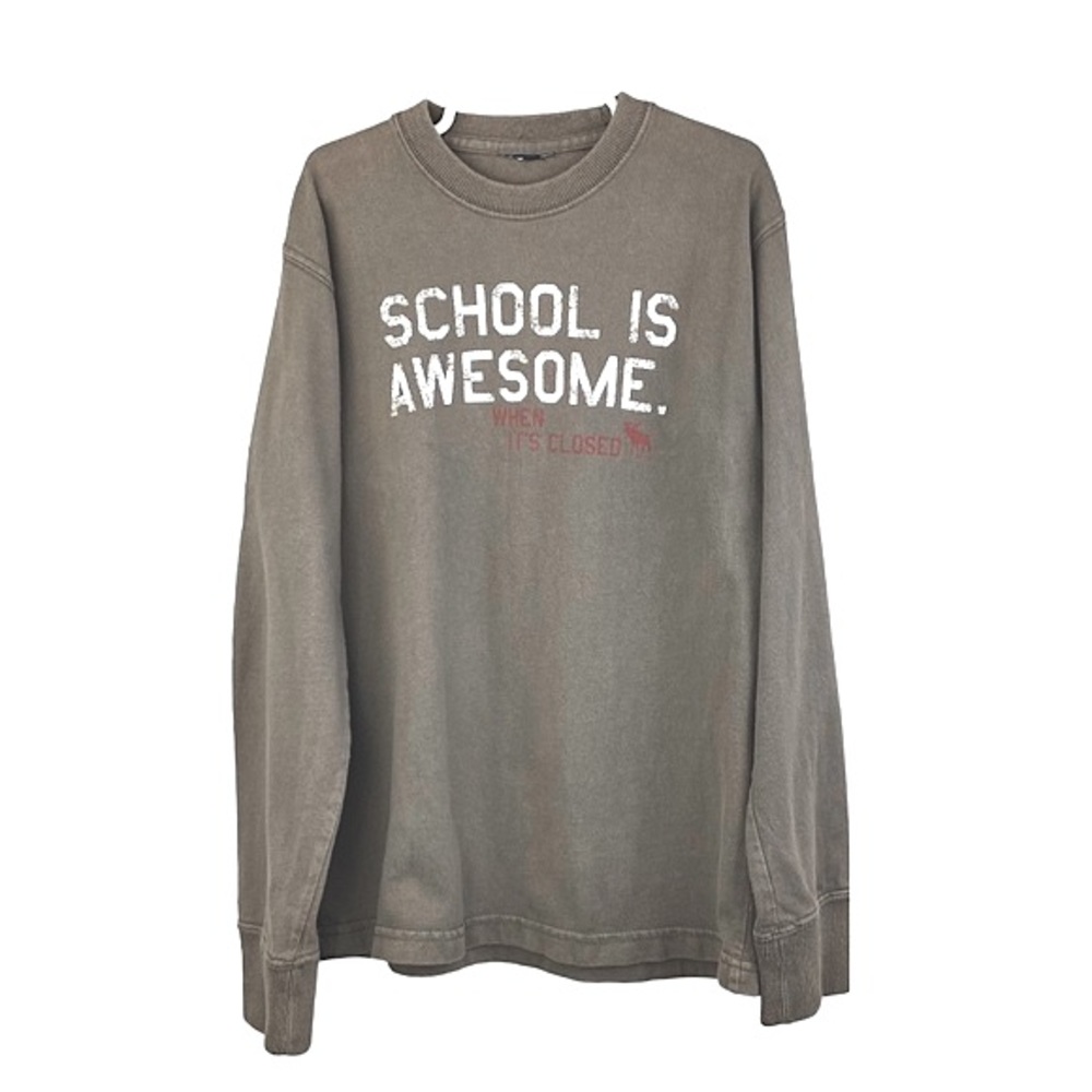 Vintage 90’s Abercrombie Kids Crewneck Graphic Tee Long Sleeve Pullover Shirt